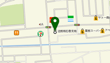 仙台法務局石巻支局の地図画像