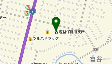 塩釜保健所黒川支所の地図画像