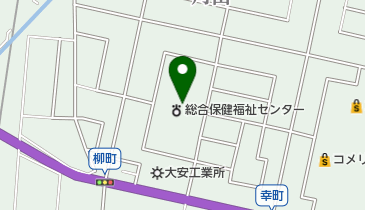 角田市総合保健福祉センターの地図画像