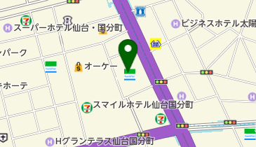 復興庁宮城復興局の地図画像