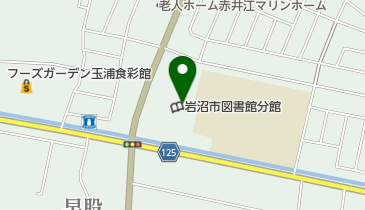 玉浦コミュニティセンターの地図画像