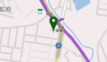 仙台市泉消防署の地図画像