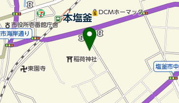 塩釜消防署の地図画像