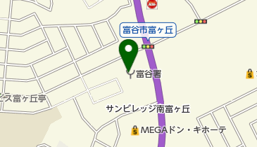 富谷消防署の地図画像