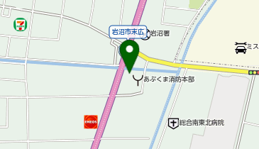 岩沼消防署の地図画像