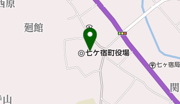 白石消防署七ヶ宿出張所の地図画像