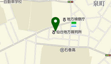 仙台地方裁判所石巻支部の地図画像