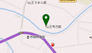 栗原市山王考古館の地図画像