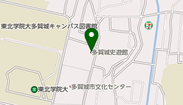 多賀城市埋蔵文化財調査センター体験館の地図画像
