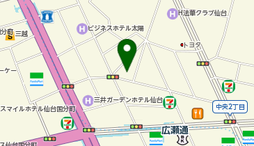 仙臺箪笥歴史工芸館の地図画像