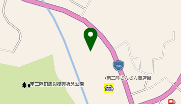 南三陸311メモリアルの地図画像