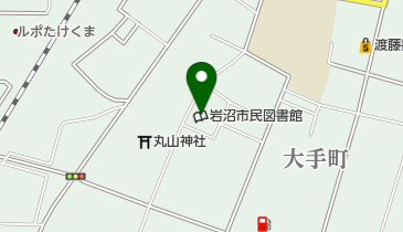 岩沼市民図書館の地図画像
