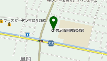岩沼市図書館東分館の地図画像