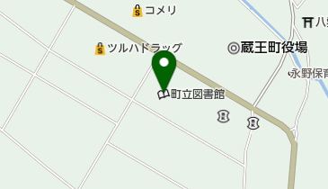 蔵王町立図書館の地図画像