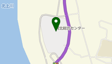 石巻市図書館河北分館の地図画像