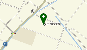 石巻市図書館桃生分館の地図画像