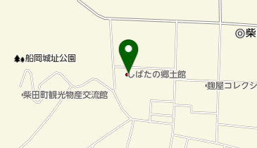 柴田町図書館の地図画像