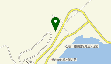 石巻市図書館雄勝分館の地図画像