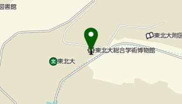 東北大学総合学術博物館の地図画像
