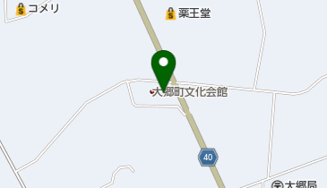 大郷町文化会館の地図画像