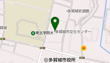 多賀城市文化センターの地図画像