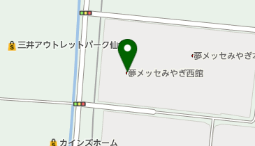 (財)みやぎ産業交流センター西館の地図画像