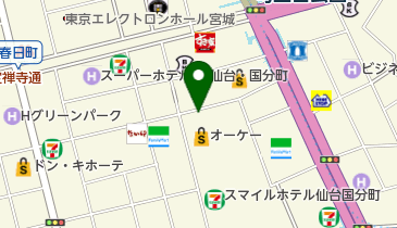 魅知国定席花座の地図画像