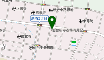 仙台新寺斎場清月記の地図画像