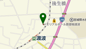メモリアルホール菩提樹渡波の地図画像