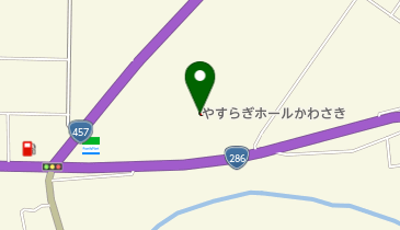 やすらぎホールかわさきの地図画像