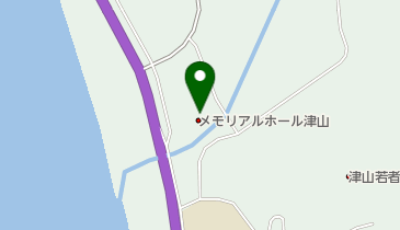 メモリアルホール津山の地図画像