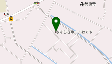 JAみどりの葬祭センターやすらぎホールわくやの地図画像