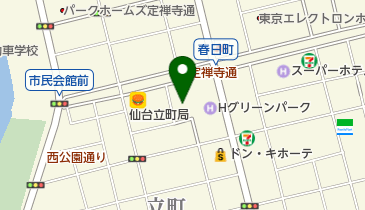 (株)時事通信社仙台支社の地図画像