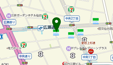 読売新聞東北総局の地図画像