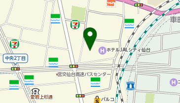 (株)IBC岩手放送仙台支社の地図画像
