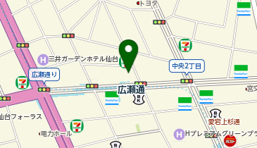 (株)さくらんぼテレビジョン仙台支社の地図画像