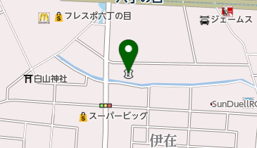 七十七銀行六丁目支店の地図画像