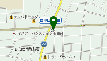 仙台銀行西中田支店の地図画像
