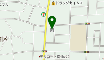 七十七銀行西中田支店の地図画像