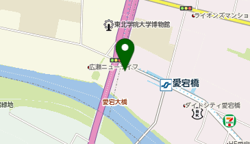 七十七銀行荒町支店の地図画像
