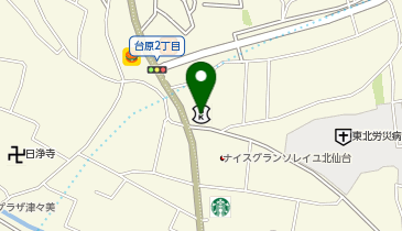 仙台銀行台原支店の地図画像