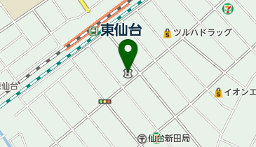 宮城第一信用金庫苦竹支店の地図画像