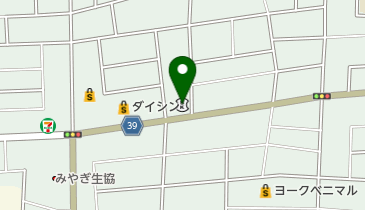 杜の都信用金庫西中田支店の地図画像