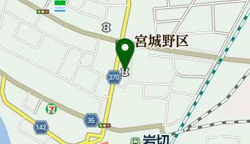 杜の都信用金庫岩切支店の地図画像