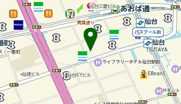 宮城第一信用金庫本店の地図画像