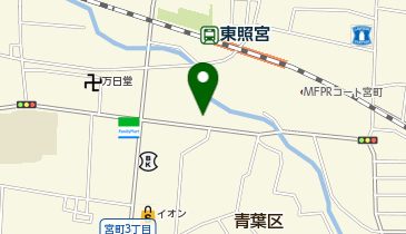 仙南信用金庫二日町支店の地図画像