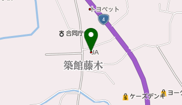 新みやぎ農業協同組合築館支店の地図画像