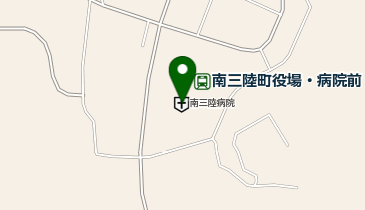 南三陸病院の地図画像