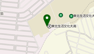 私立東北生活文化大学高校の地図画像