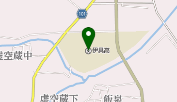 宮城県伊具高校の地図画像